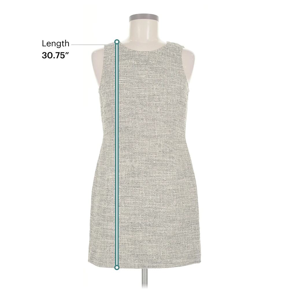 Dress 12 THEORY Tweed Quiet Luxury Office Corporate Minimalist Modern L Textured - Picture 5 of 9
